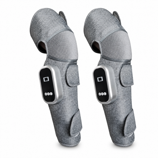 Comfortley knee massager with wearable design for at-home use