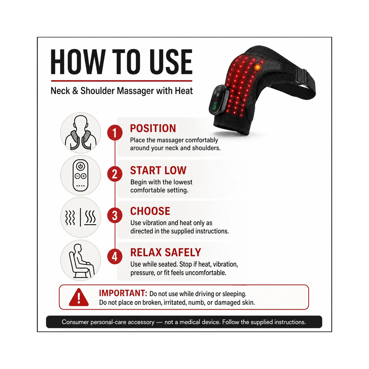 how to use it neck houlder massager
