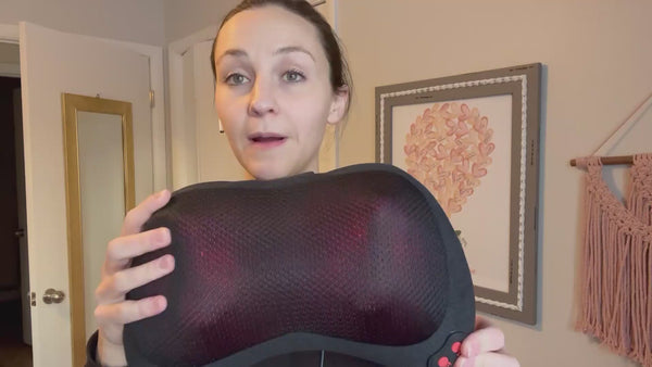 Neck and Shoulder Massager Lumber Pillow with Heat video 1